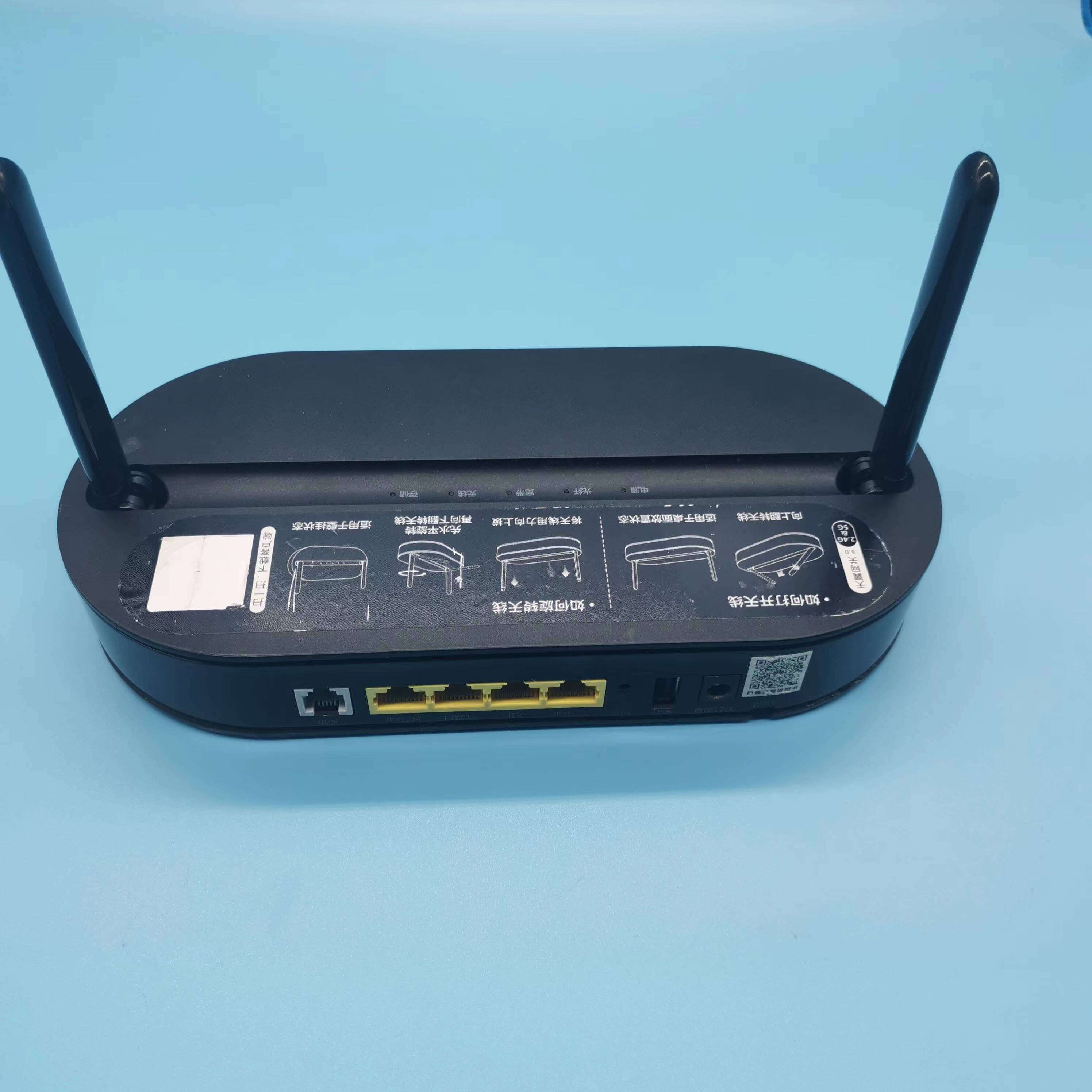 HS8145V GPON 2.4G/5G 4GE Fabricación de carcasa negra