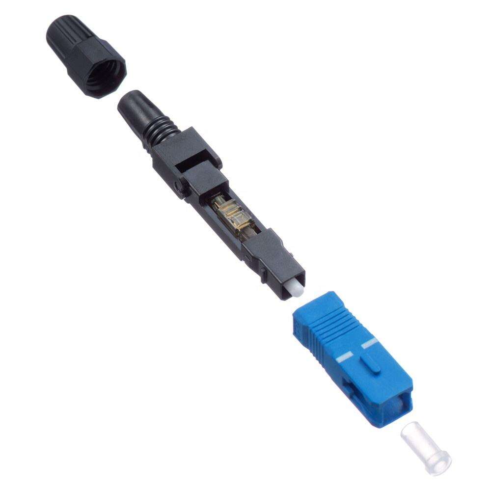 Conector rápido 55/60mm SC APC UPC FTTH fabricação