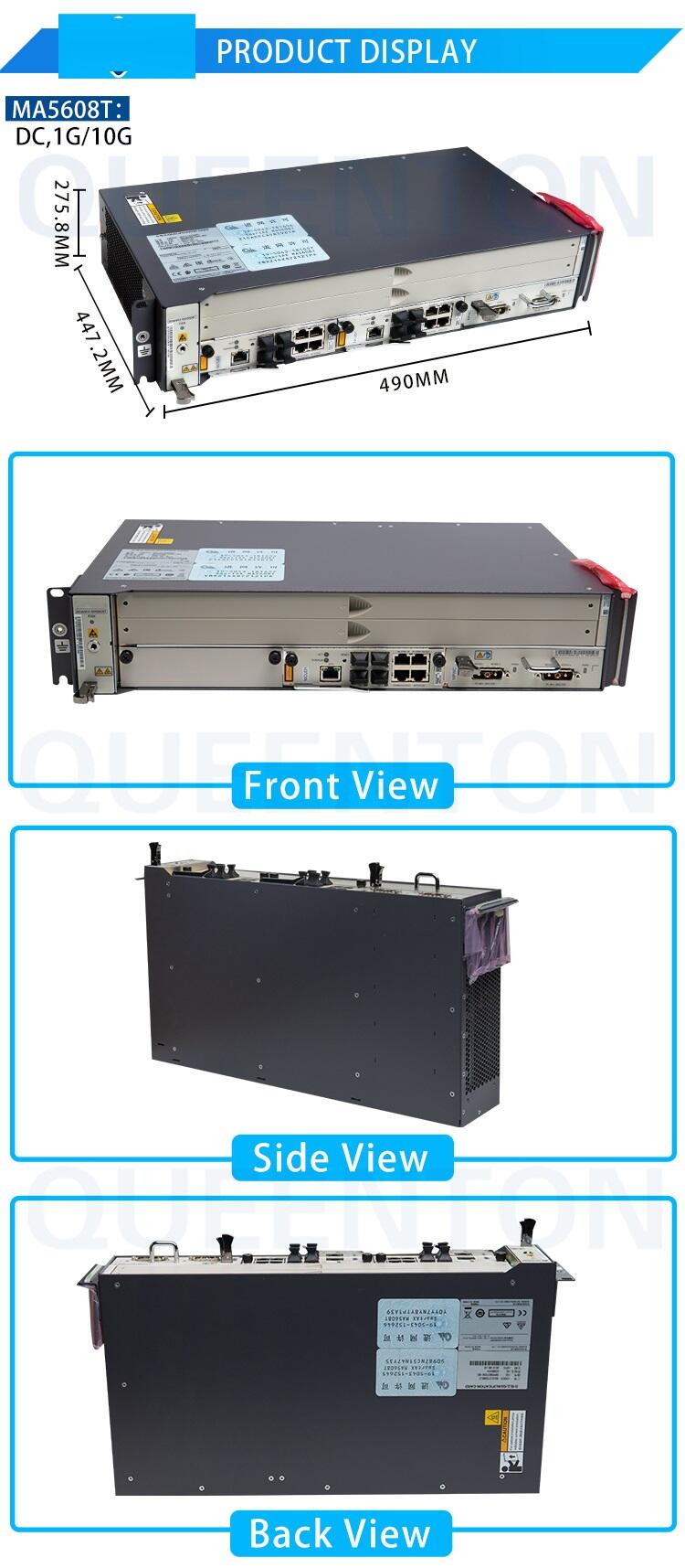 MA5608T Gpon OLT with GPBD 8 Port  C+/C++ manufacture