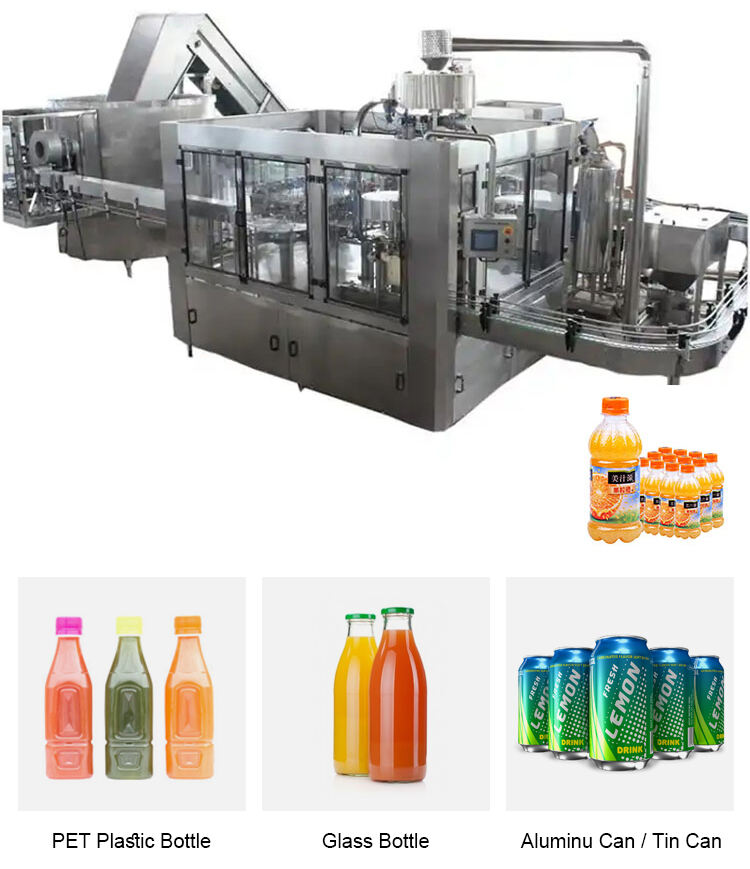 Automatic Beverage Filling Machine Juice Bottle supplier