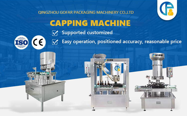 Glass wine bottle aluminum ropp sealing capping machine supplier