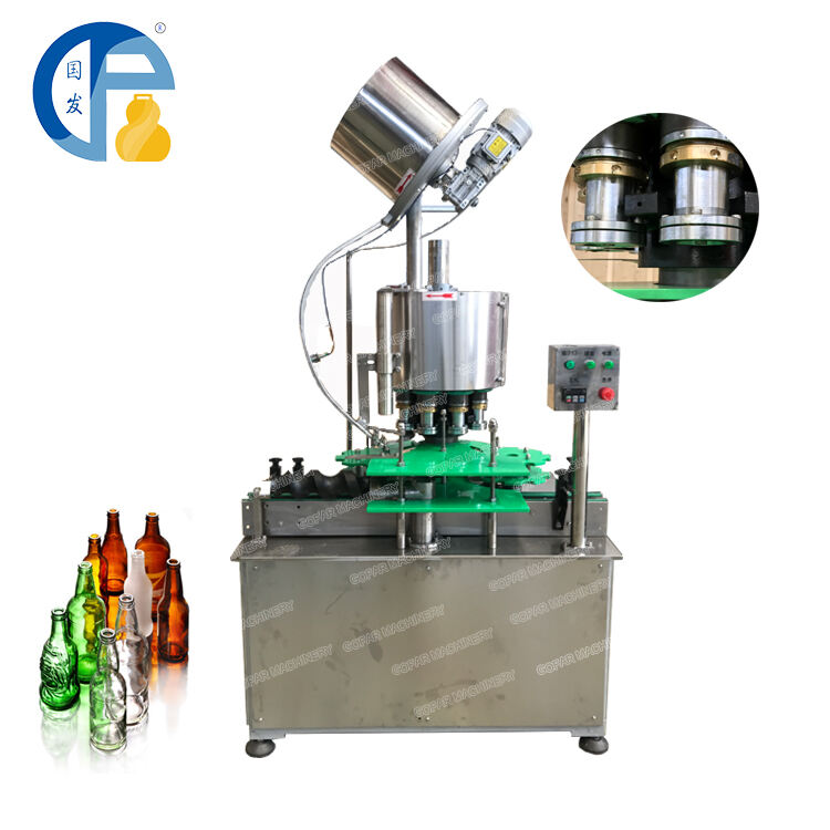 Automatic Customized Juice/Glass Bottle Capping Machine factory