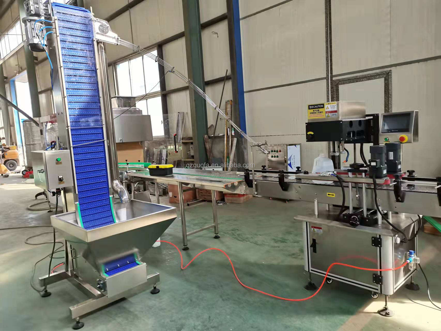 Fully Automated Viscous Filling Machine Liquid Detergent Production Line manufacture