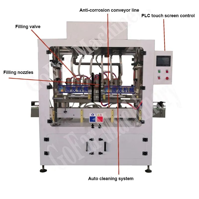 Toilet Floor Cleaner Liquid Filling Machine factory