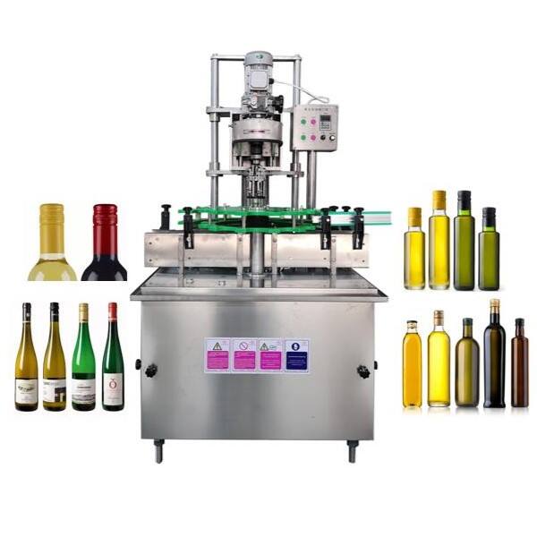 Automatic Aluminum Glass Bottle Cover Capping Machine manufacture