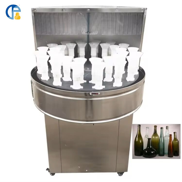 Semi-auto Digital 32 Heads PET Plastic Bottle Cleaning Washing Machine