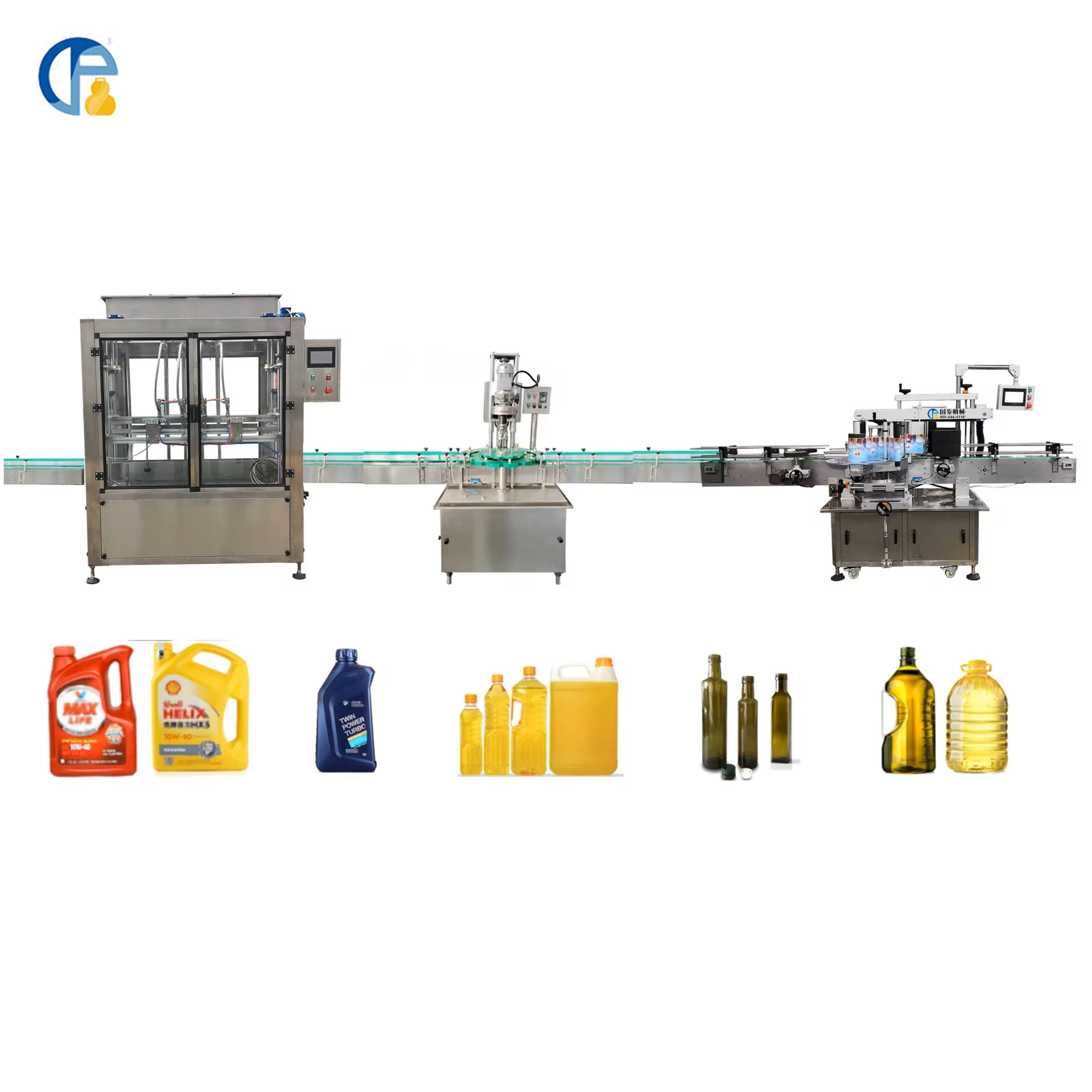 Automatic High Efficiency Viscous Oil Liquid Filling Machine