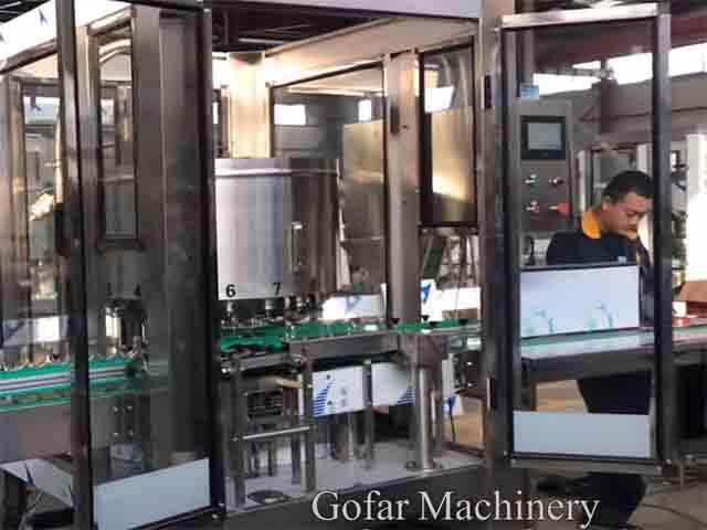 Automatic Liquor Bottling Line with 18 heads rotary filling machine & 4 Heads Ropp Capping Machine