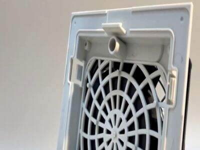 Heavy-duty axial fans provide efficient cooling for electrical enclosures