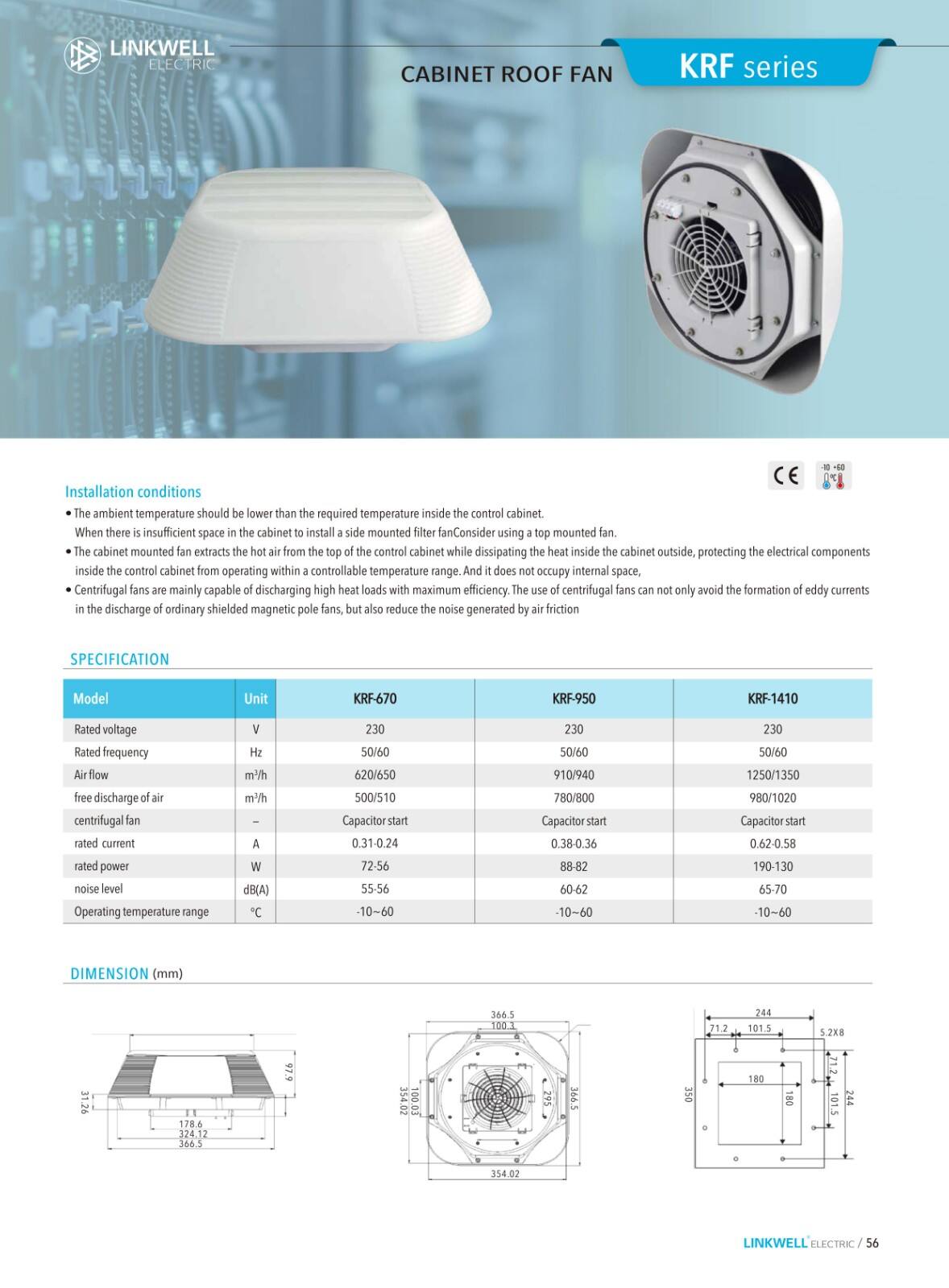 Roof fan filter details