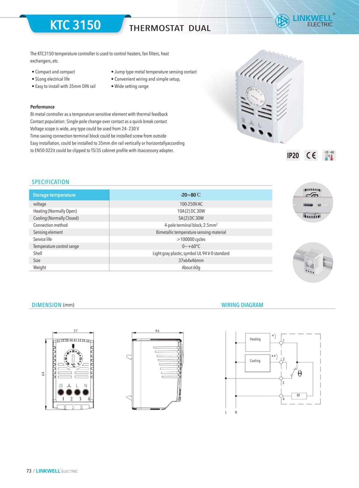 Thermostat-Hygrostat supplier