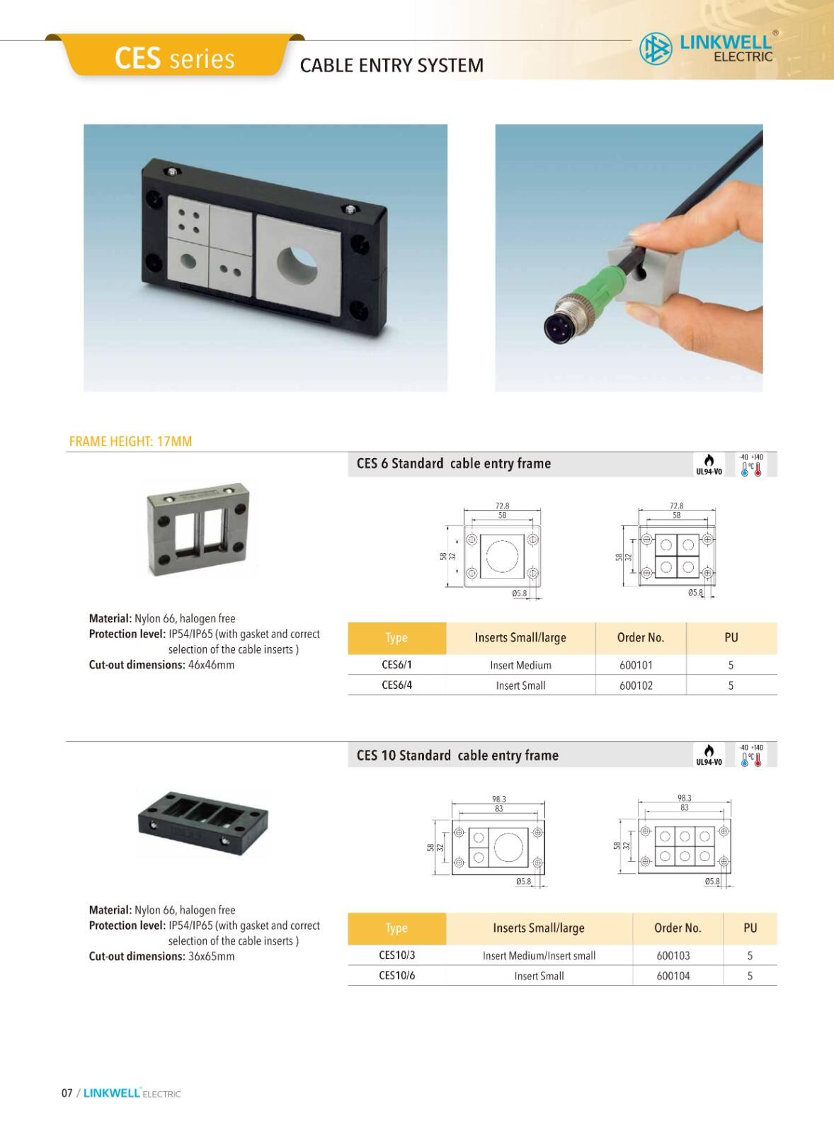 CMS cable managemeni details