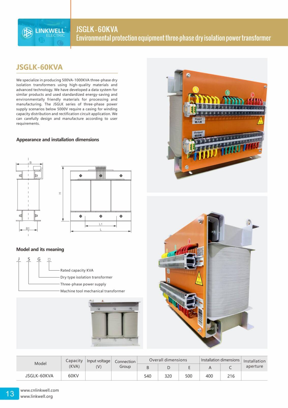 Control Transformer Series manufacture