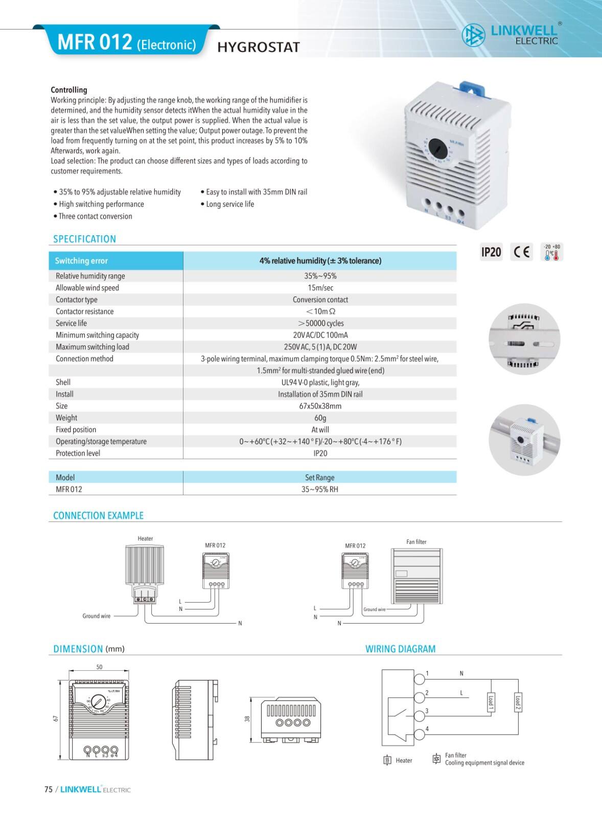 Thermostat-Hygrostat factory