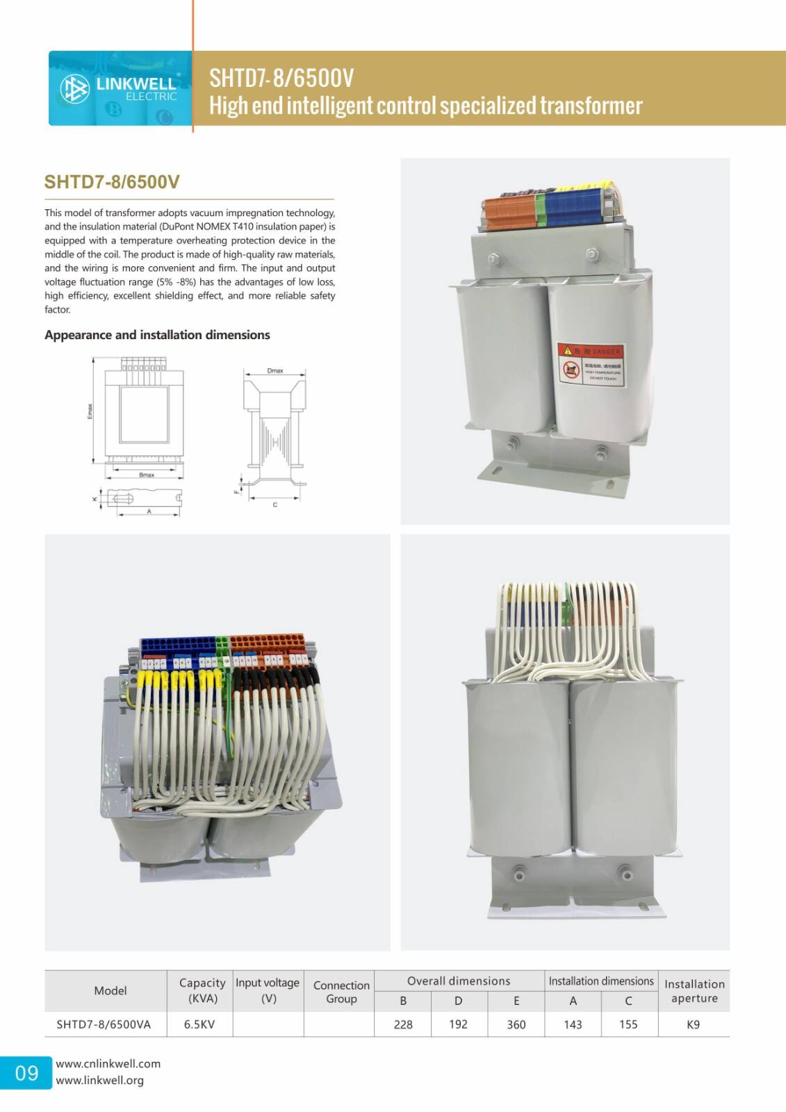 Control Transformer Series factory