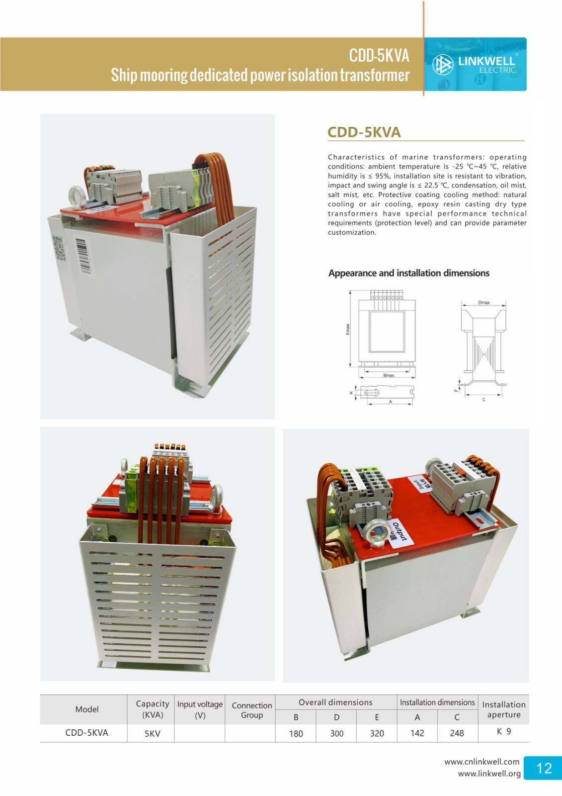 Control Transformer Series details