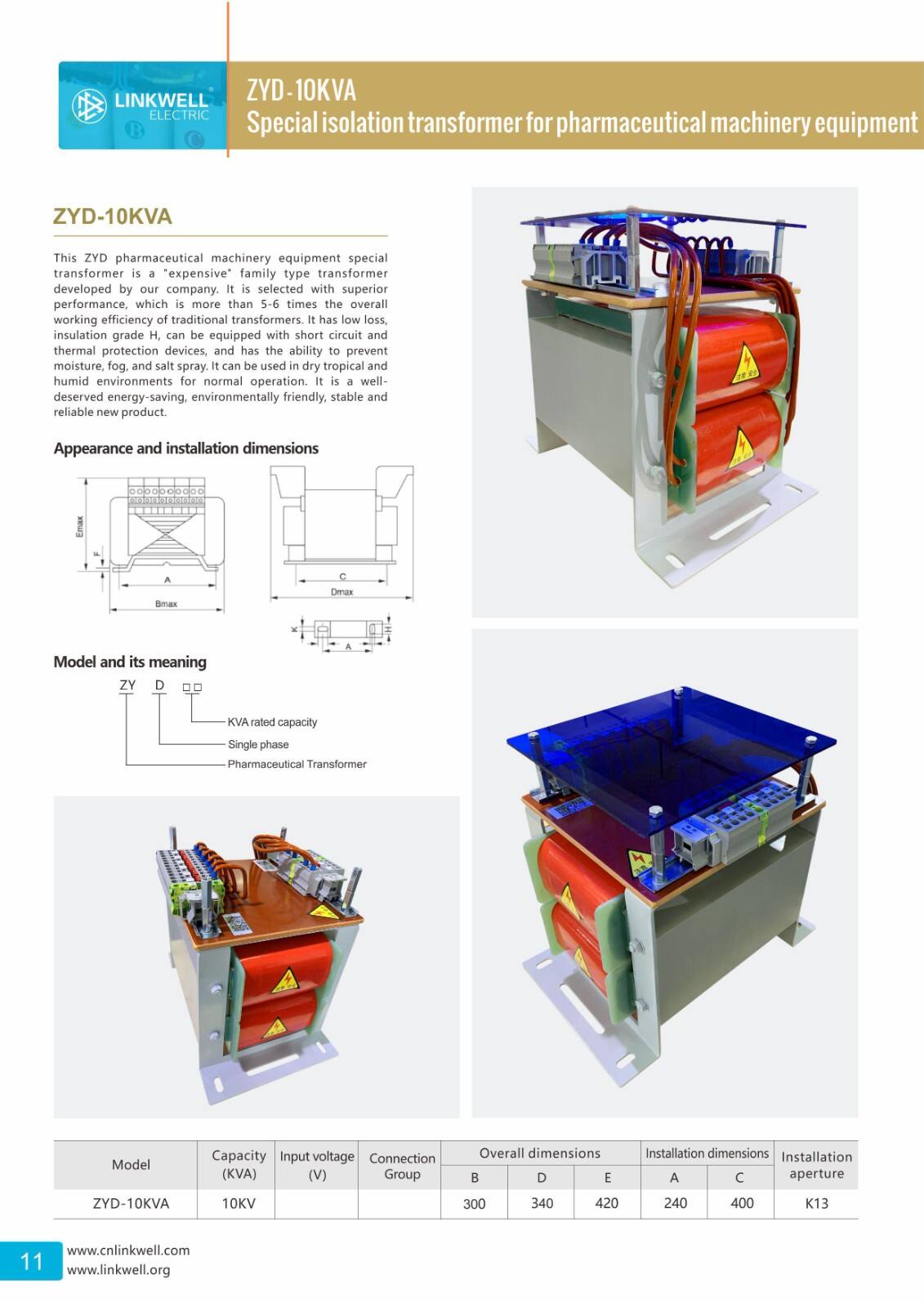 Control Transformer Series supplier