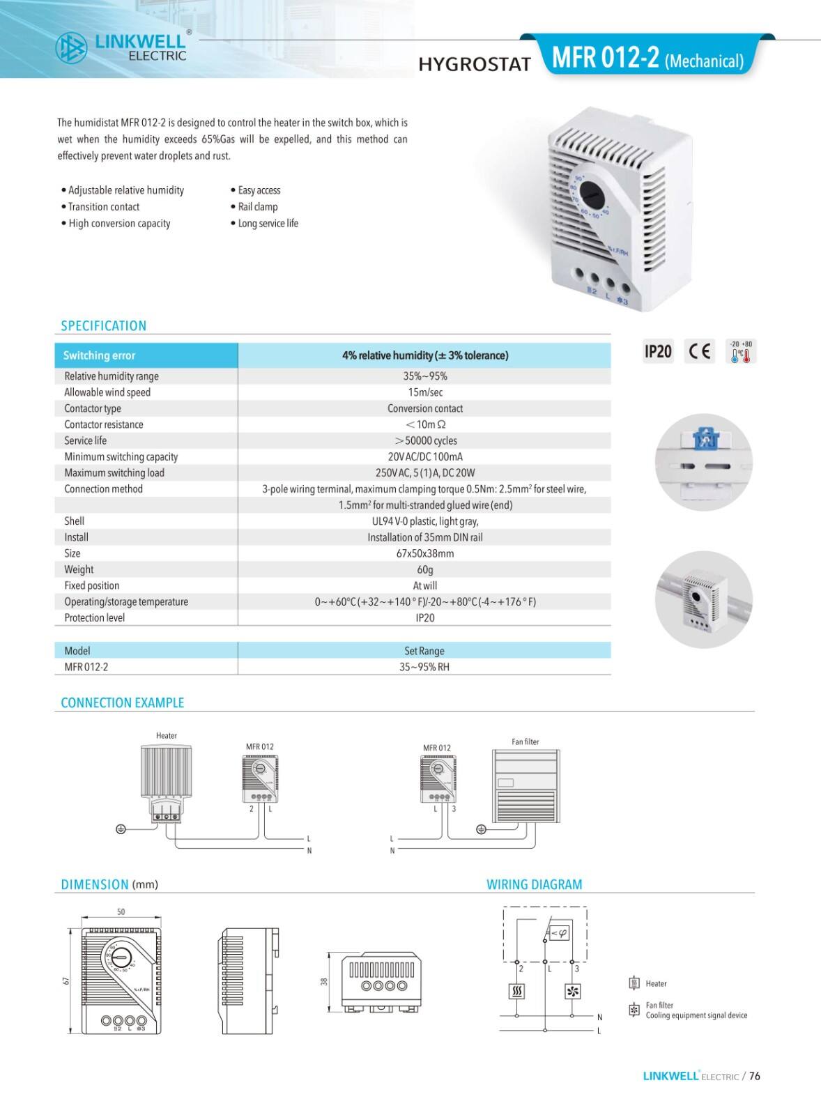 Thermostat-Hygrostat factory