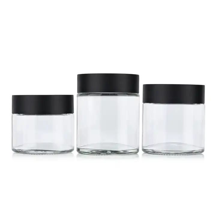 RTCO air tight Glass Jars Child Resistant Childproof Jar details