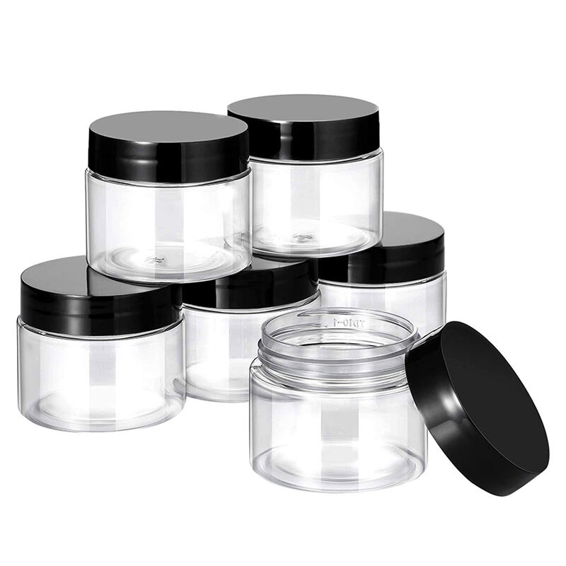 RTCO Round Mouth Container Clear PET Plastic Jar manufacture