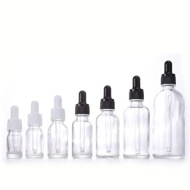 RTCO Clear Glass Dropper Essential Oil Bottle for joint supplier