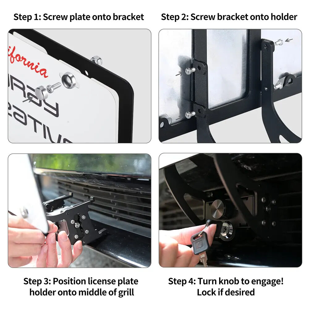Model Y License Metal Plate Frame for Tesla factory