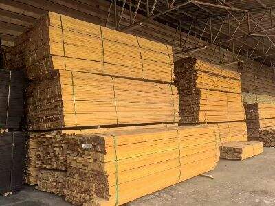 When did plywood become common in home construction