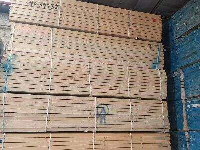 When was plywood first used in home construction