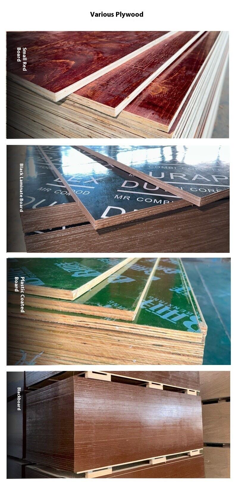 The construction project is glued layer by layer, multi-layer board plywood factory