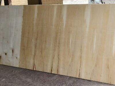 How is plywood constructed?