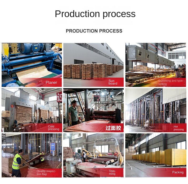 Multi-Layer Construction Board Wood Formwork Full Whole Core Corrosion Resistance Interlocking for Concrete Formwork manufacture