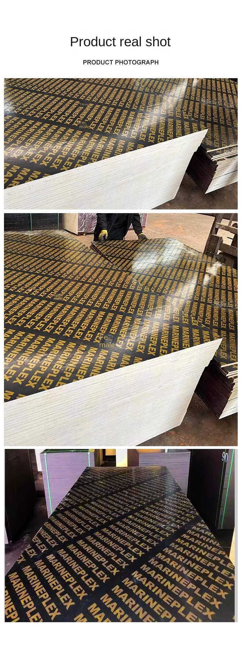 Multi-Layer Construction Board Wood Formwork Full Whole Core Corrosion Resistance Interlocking for Concrete Formwork supplier