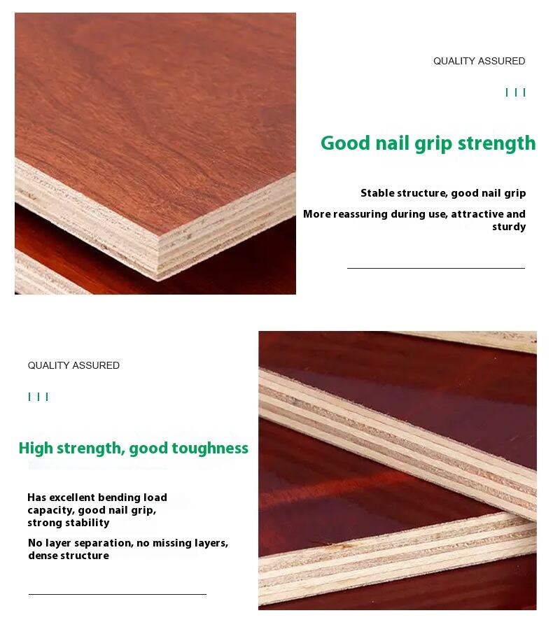 Modern Design Eucalyptus Plywoods 1-Year Warranty Waterproof Construction Sites 5mm 9mm E1 Formaldehyde Emission Standards factory