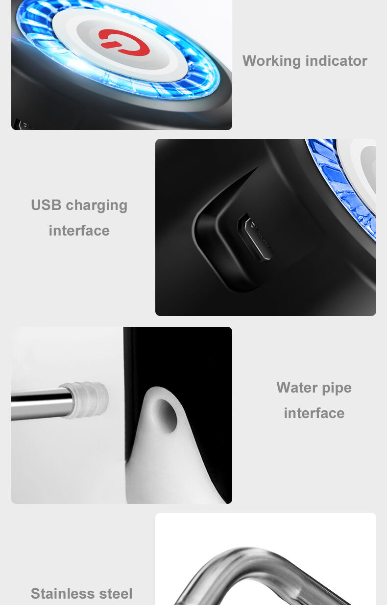 Water Dispenser Usb Charging Outomatiese Drink Draagbare Drink Water Pomp vervaardiging