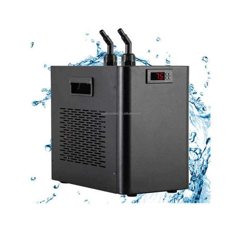 مبرِّد ماء HP لحوض الأسماك والأحواض الزجاجية، مبرِّد ضاغطي جديد سعة ٤٢ جالون، مصنوع من البلاستيك، سعة ٦٠٠ واط، إكسسوارات وأحواض زجاجية، أبعاده ٢٩×٢٩×٣٢ سم