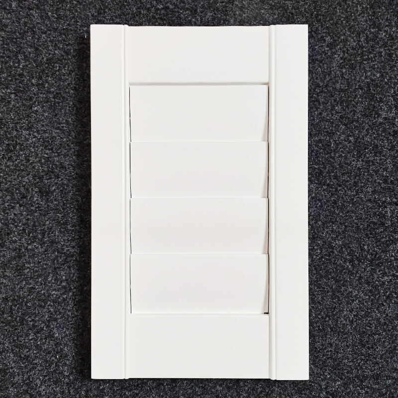 Durable Wooden Shutter Wrapped in Plastic Built-in Installation Eliminates Bending Troubles Caused by PVC in Hot Regions details