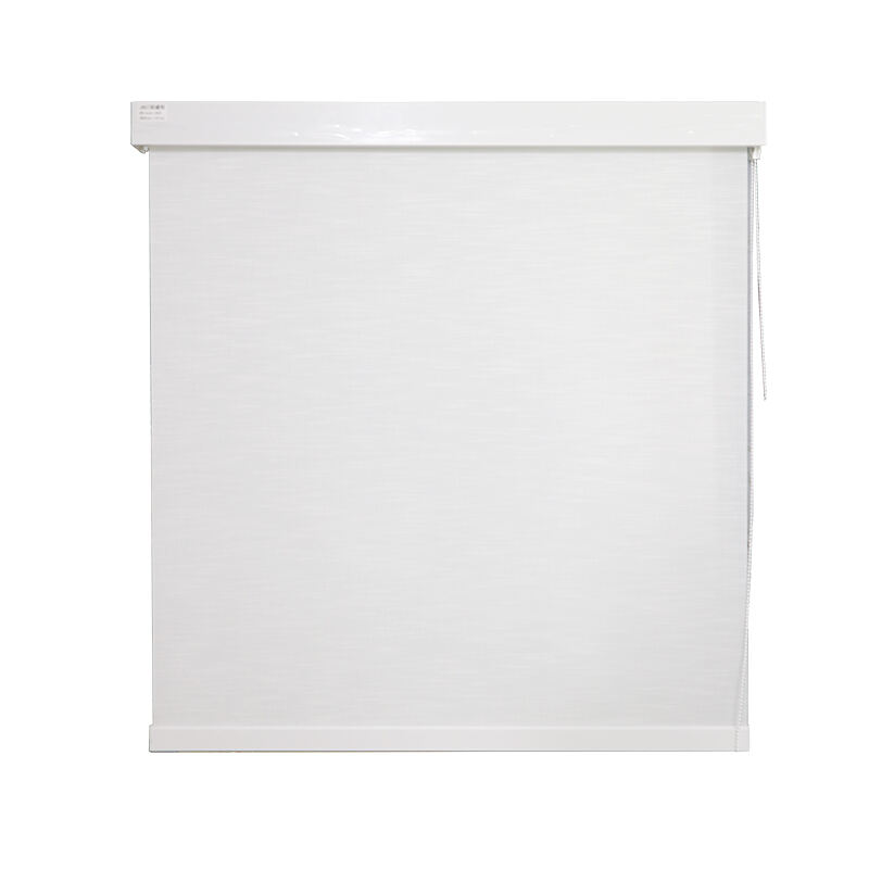 Huasheng Indoor Roller Shade Curtains No-Drill Built-In Installation Made of Regular Fabric Plain Technique Manufacturer Direct details