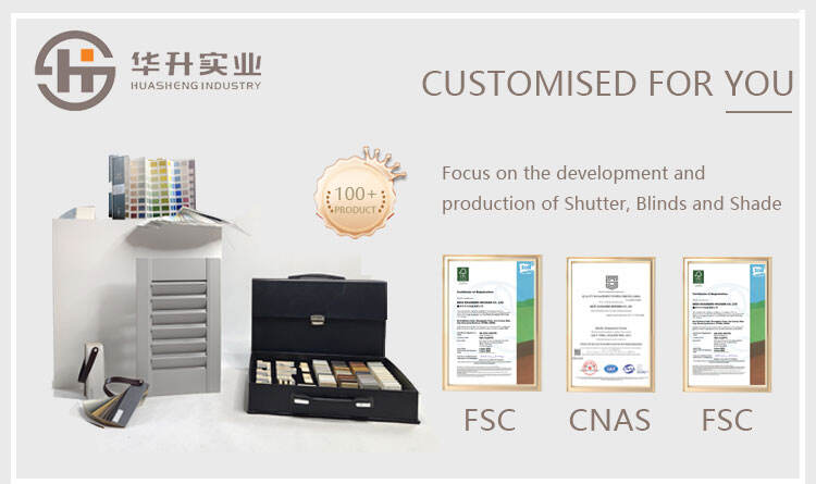 Modern PVC Shutter Components Built-In Electric Format Heat Transfer Printing Technology for Waterproof Shutters details