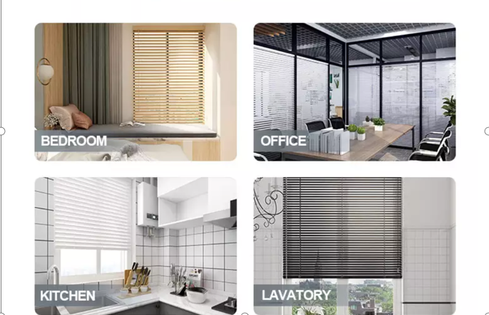 Customizable Indoor Bedroom Living Room Components 50mm Slat Width Vertical Paulownia Wood Blinds-Wholesale Manufacturers manufacture