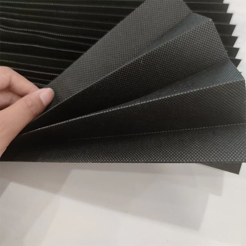 Everyday Use Simple Style Vertical Pattern Shade Built-In Black Non-Woven Fabric with Pinhole Technique for Simple Style supplier