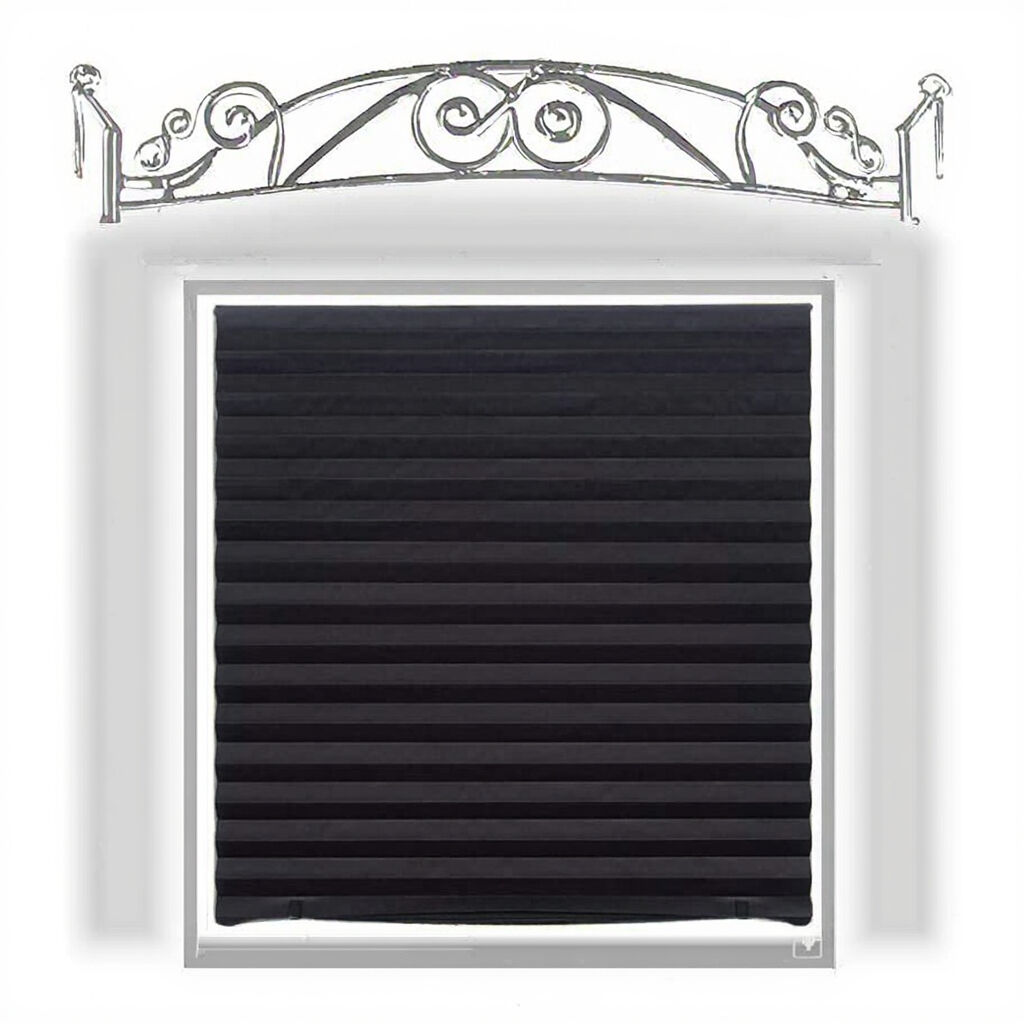 Durable Modern Metal Paper Shade for Home Windows No Tools Required Original Room-Darkening Paper Shades with Horizontal Pattern factory