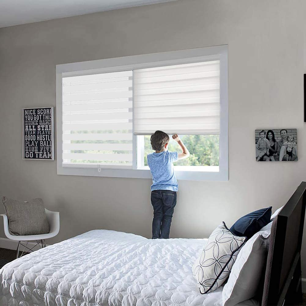 Temporary One Time White Pleated Paper Shades for Indoor Window Covers With Adhesive Board It Can Be Pasted on the Wall manufacture