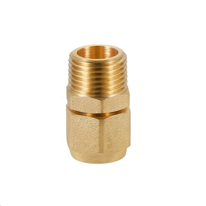 product factory direct supply brass forged straight connector fire fighting fittings bj55004-2
