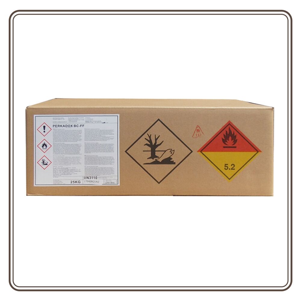 تحقيق أكبر تأثير لـ Perkadox BC على عملية التصلب للبوليميرات.