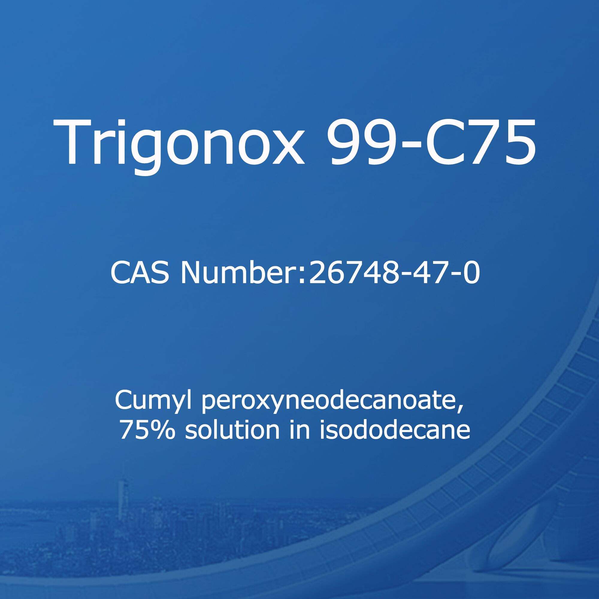 Trigonox 99-C75, peroxineodecanoat de cumil, soluție 75% în izododecan