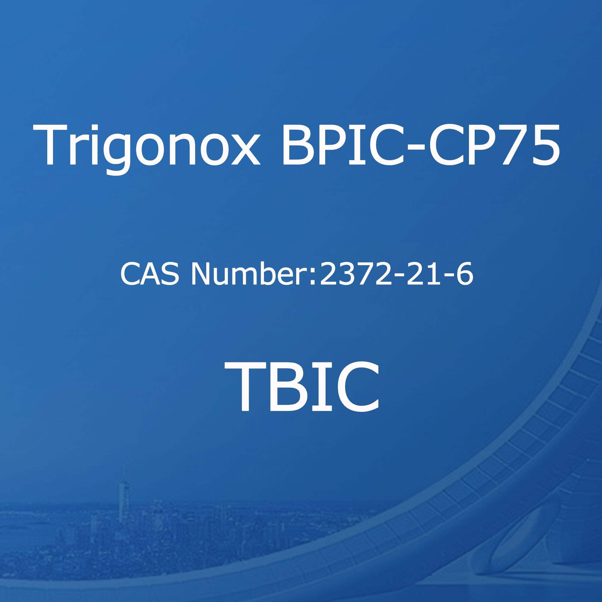 Trigonox BPIC-CP75(TBIC),tert-Butylperoxy isopropyl carbonate, 75% solution in odorless mineral sprits