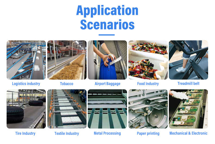 Competitive Black Custom Logistics Treadmill Running Walking Belt manufacture