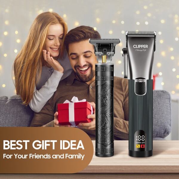 Cordless hair clipper and trimmer set for all your grooming needs