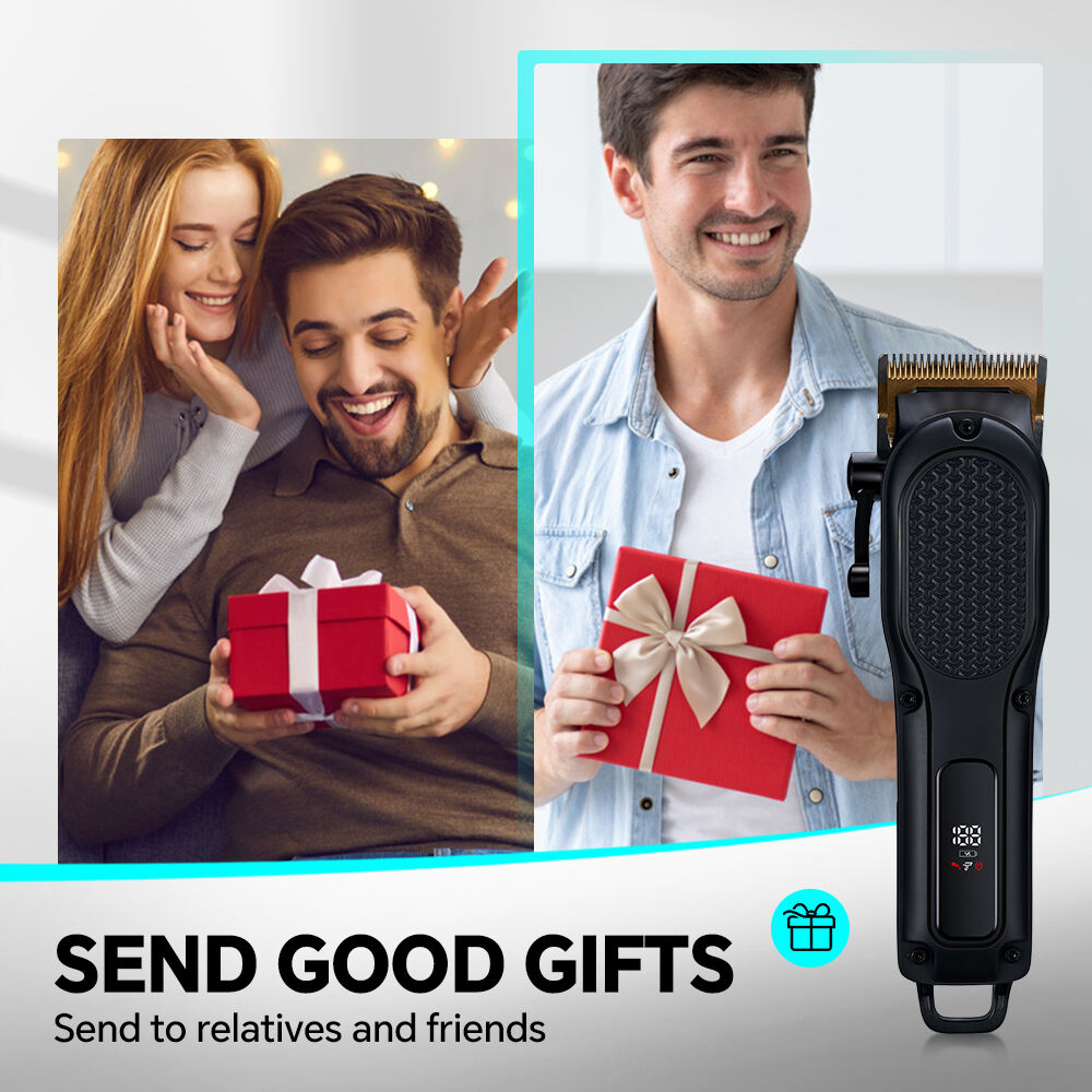 product rechargeable electric hair cut machine for household hotel use new model led display stainless steel english operating791-15