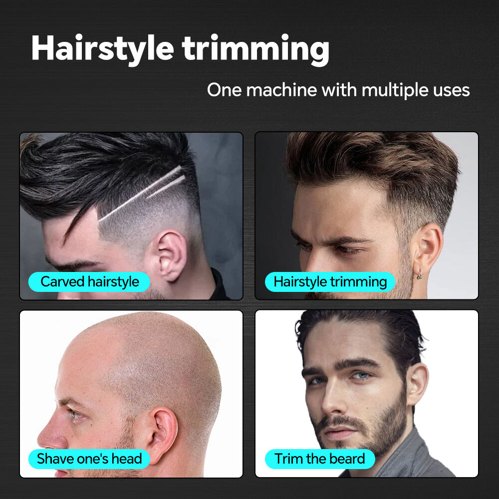 product cordless metal usb rechargeable professional for men electric hair trimmer hair clipper-11